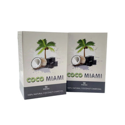 COCO MIAMI  72PCS COCONUT CHARCOAL
