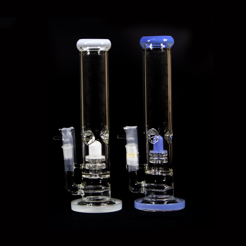 GLASS WATER PIPE 12" - ASSORTED COLORS
