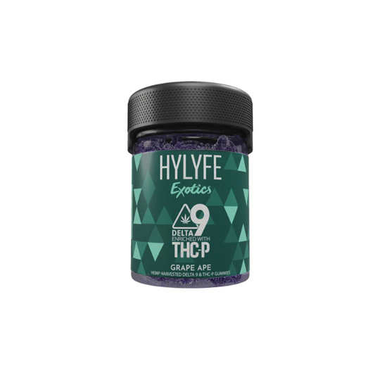 HYLYFE EXOTIC D9 THCP 100MG GUMMIES - GRAPE
