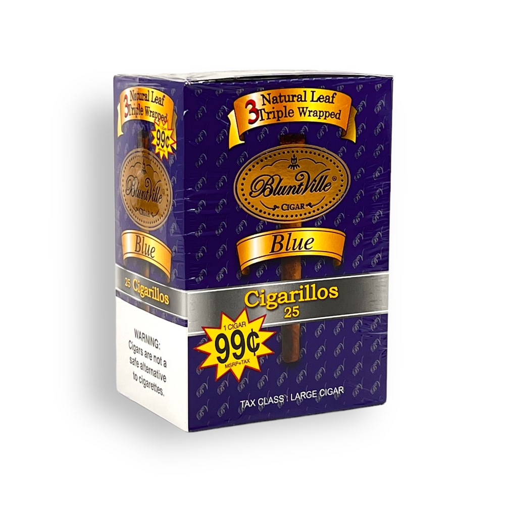 BLUNTVILLE 5PK CIGAR - BLUE