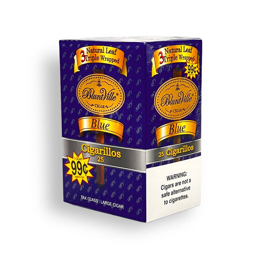 BLUNTVILLE 5PK CIGAR - BLUE