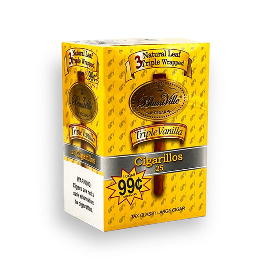 BLUNTVILLE 5PK CIGAR - TRIPLE VANILLA