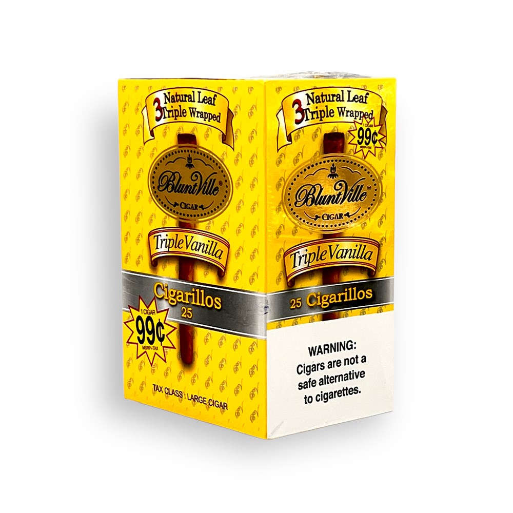 BLUNTVILLE 5PK CIGAR - TRIPLE VANILLA