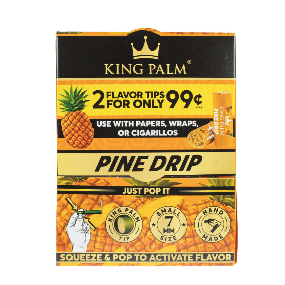 KING PALM 7MM 2/0.99 TIPS DISPLAY - PINE DRIP