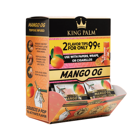 KING PALM 2/0.99 7MM TIPS DISPLAY - MANGO OG
