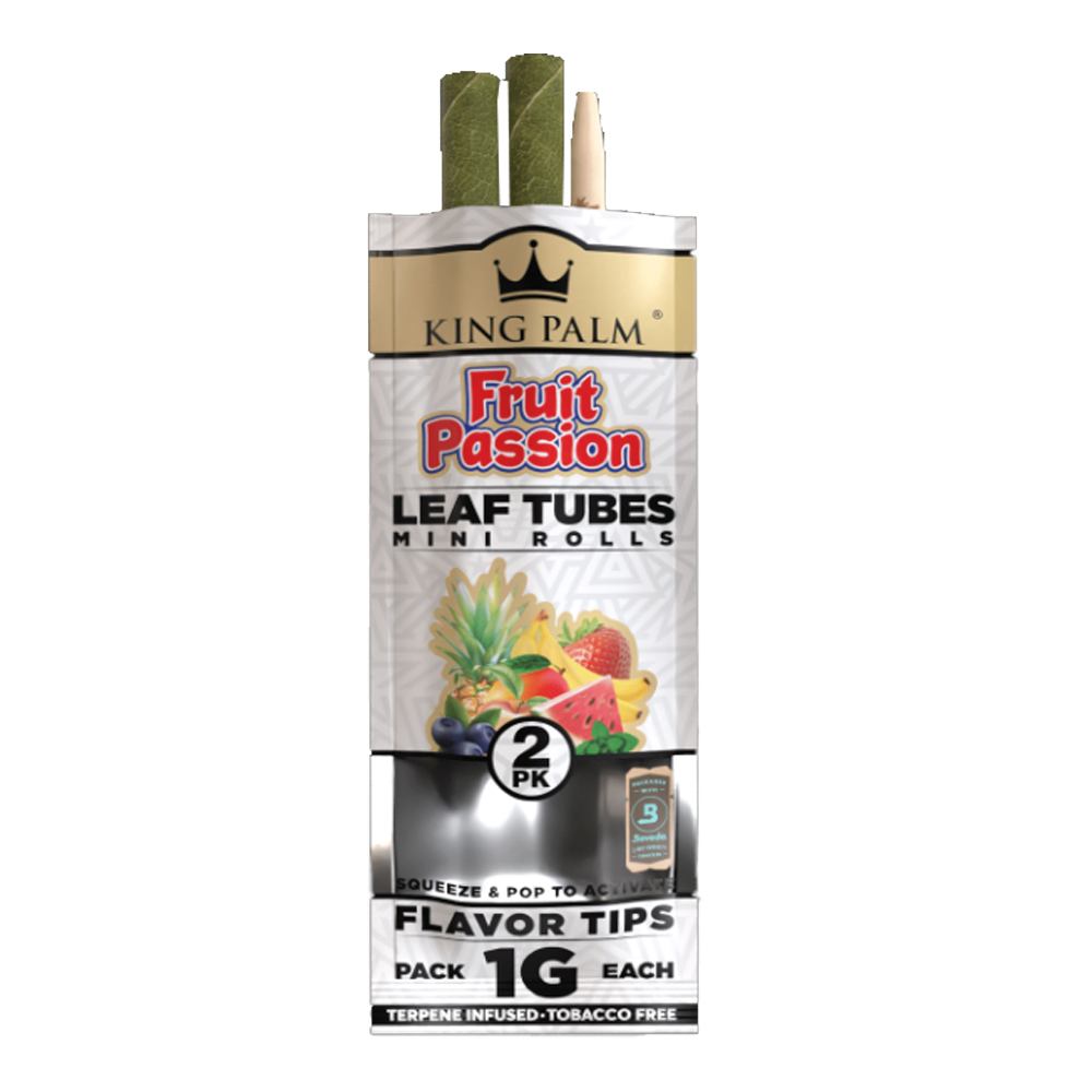 KING PALM  MINIS 1G ROLLS - FRUIT PASSION
