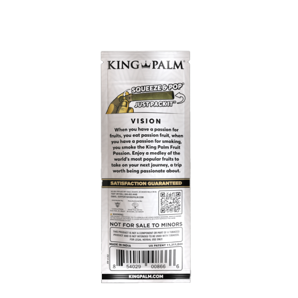 KING PALM  MINIS 1G ROLLS - FRUIT PASSION