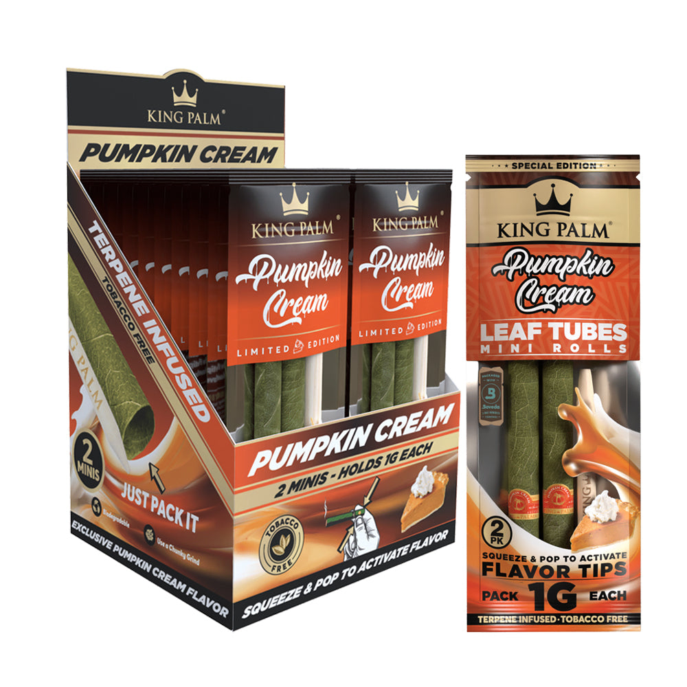 KING PALM 2 MINIS 1G ROLLS - PUMPKIN CREAM