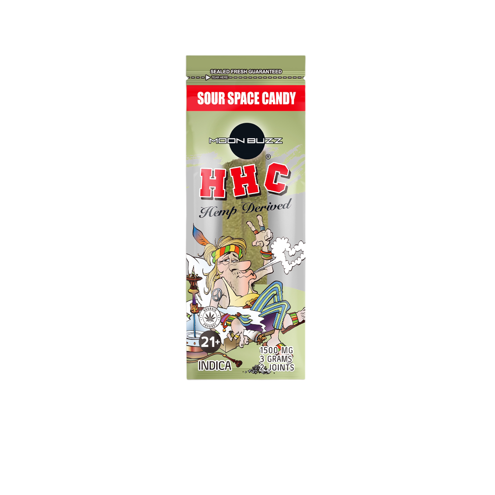 MOON BUZZ HHC 1500MG PRE ROLL - SOUR SPACE CANDY