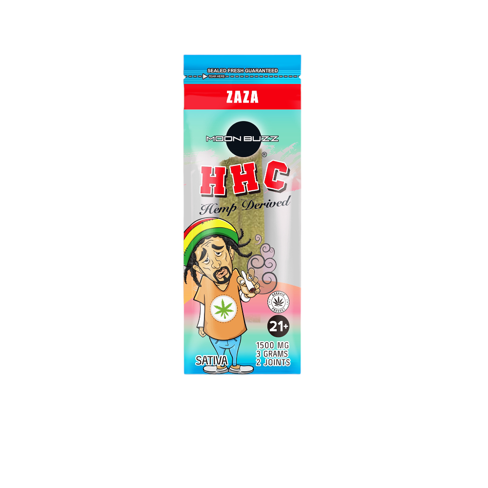 MOON BUZZ HHC 1500MG PRE ROLL - ZAZA