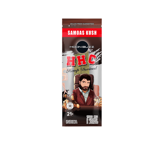 MOON BUZZ HHC 1500MG PRE ROLL - SAMOAS KUSH