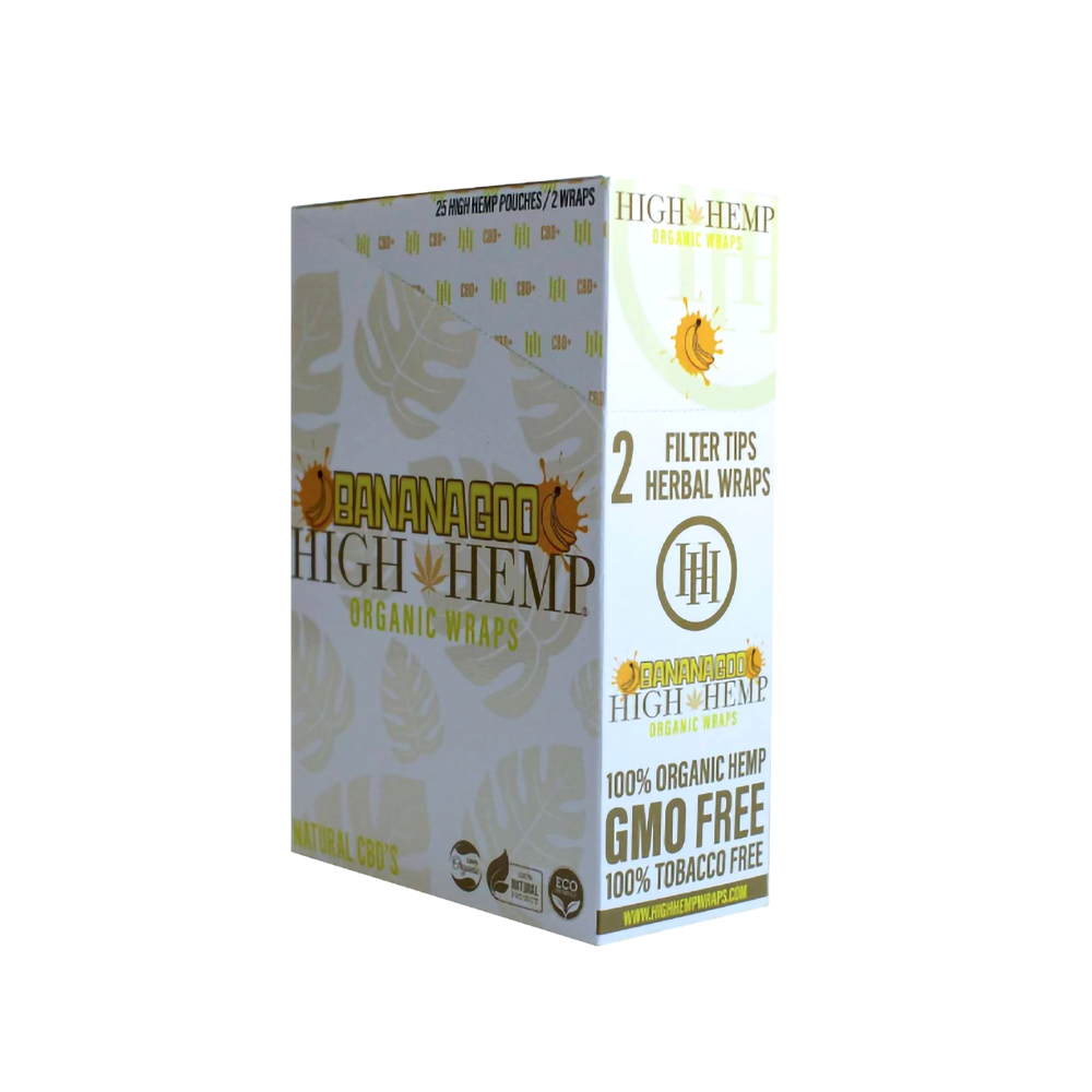 HIGH HEMP 25CT WRAP - BANANAGOO