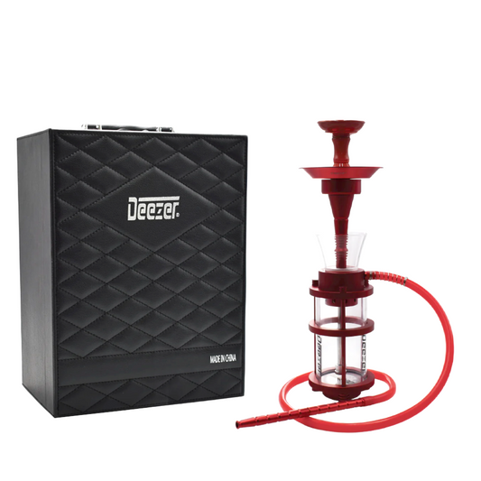 DEEZER GENERAL W/ ICE HOOKAH W/ CASE - ASSORTED COLORS