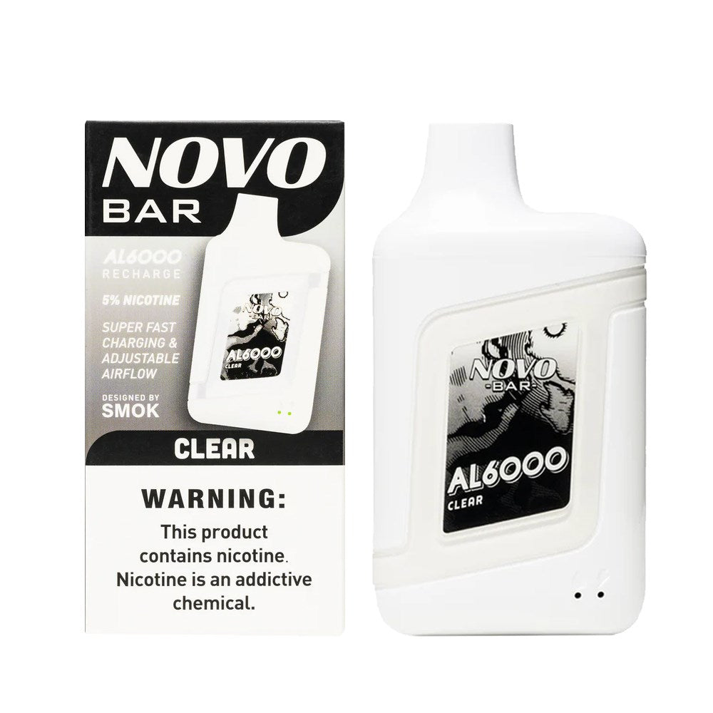 SMOK NOVO BAR 5% SALT NIC DISPOSABLE - CLEAR