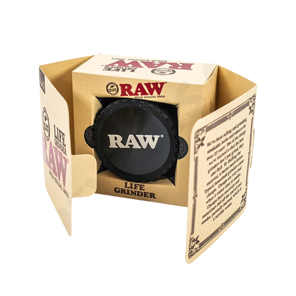 RAW LIFE GRINDER MODULAR REBUILDABLE GRINDER - BLACK