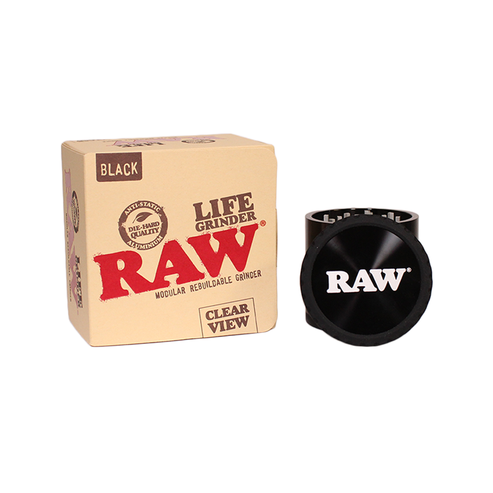 RAW LIFE GRINDER MODULAR REBUILDABLE GRINDER - BLACK