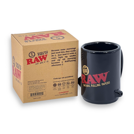 RAW WAKE UP AND BAKE UP COFFEE CUP