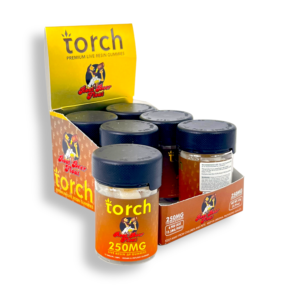 TORCH D9 250MG LIVE RESIN GUMMIES - ROOT BEAR FLOAT