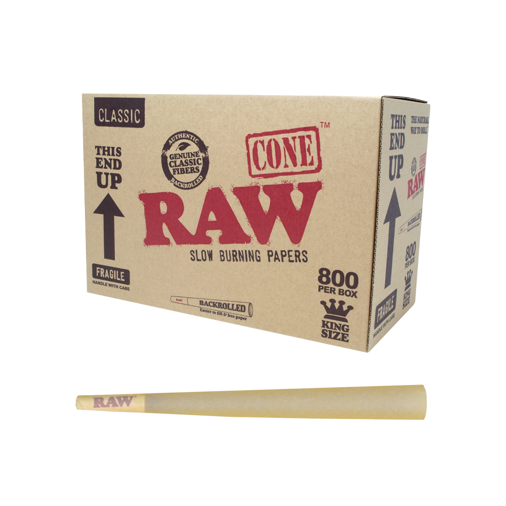 RAW CLASSIC KS 800 PRE ROLLED CONE