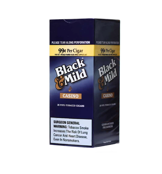 BLACK &amp; MILD .99 ORG 25CT - CASINO