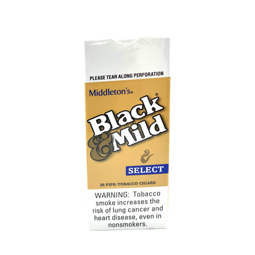 BLACK &amp; MILD 25CT SELECT (MILD)