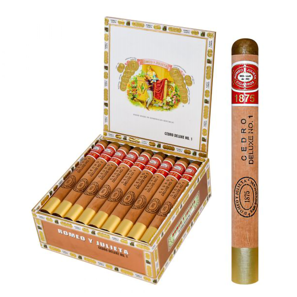 ROMEO Y JULIETA CEDRO DELUXE NO.1  44X6.5 CIGARS