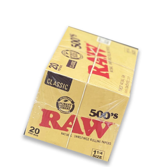 RAW CLASSIC 1 1/4 PAPERS 500'S