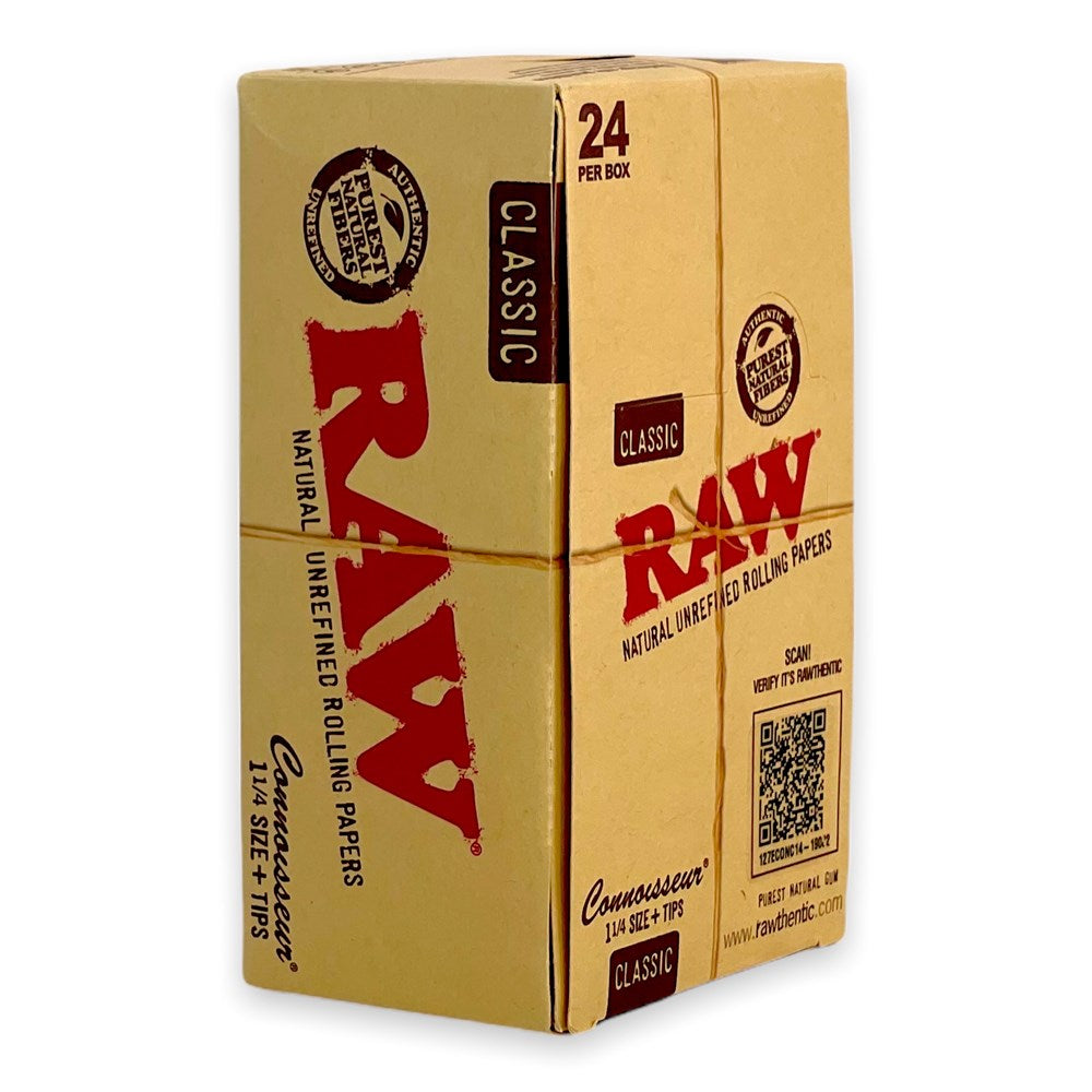 RAW CLASSIC CONNOISSEUR 1 1/4 + TIPS