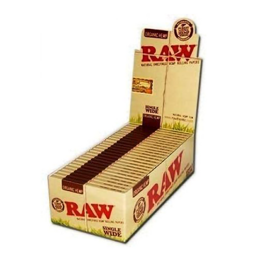 RAW ORGANIC HEMP SINGLE WIDE