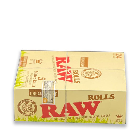 RAW ORGANIC HEMP KS 5M ROLLS