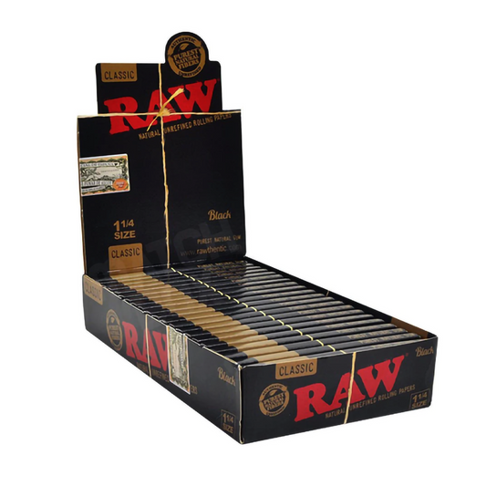RAW BLACK CLASSIC PAPERS 1 1/4