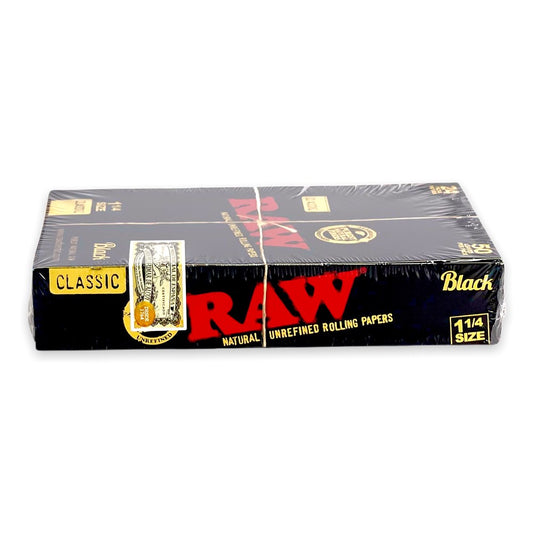 RAW BLACK CLASSIC PAPERS 1 1/4